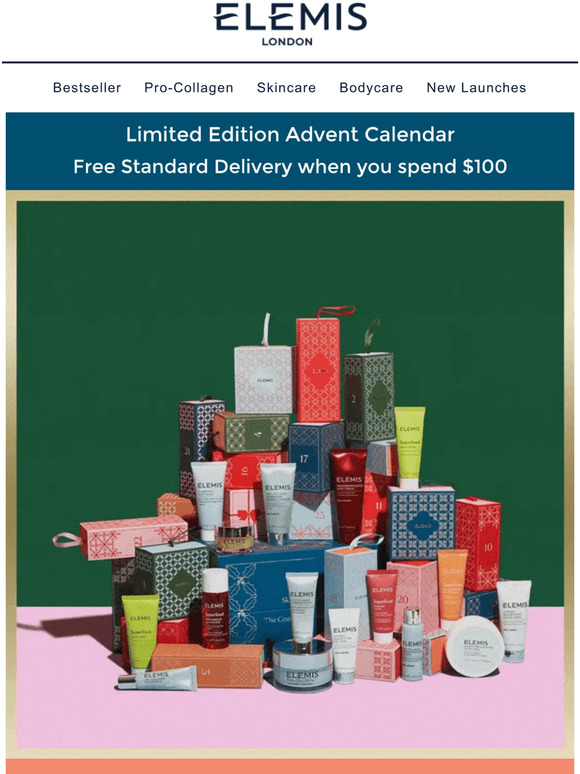elemis SG Our Limited Edition Advent Calendar is Here! Milled