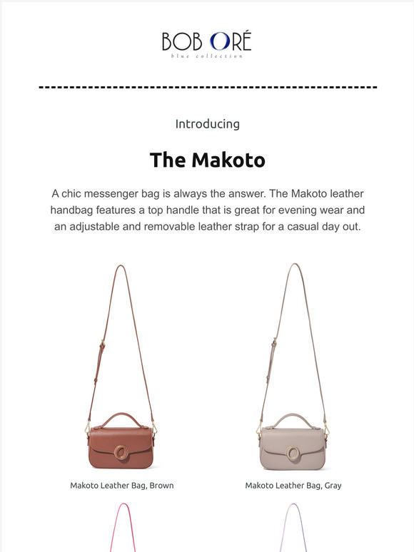Introduing: The Makoto Leather Bag