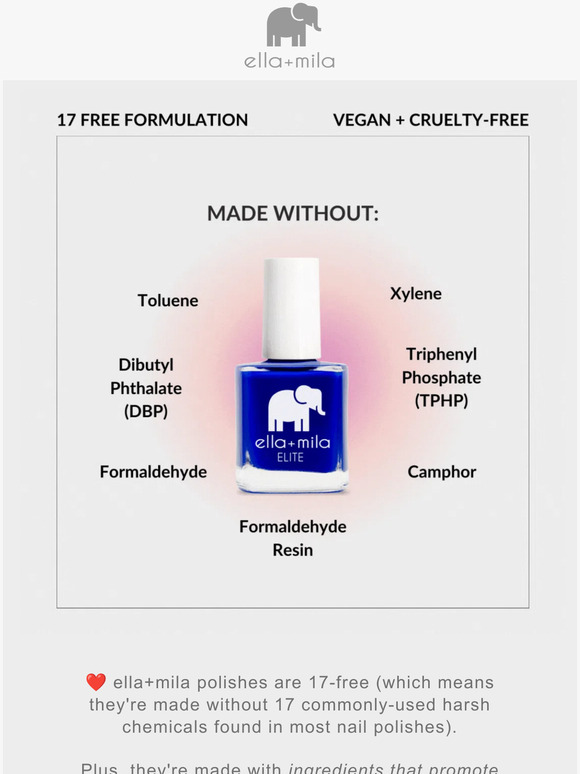 ella+mila What makes our nail polish special? Milled