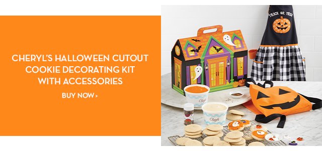Cheryl's Halloween Cutout Cookie Decorating Kit With Accessories