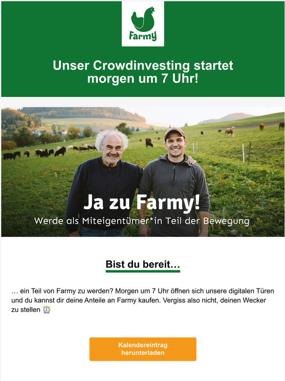 Nur noch einmal schlafen!