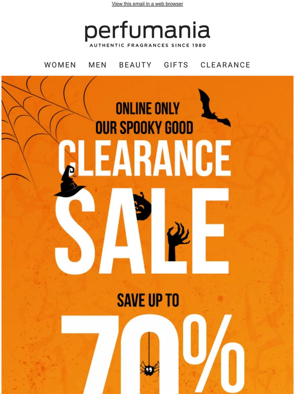 A Spooky Good Clearance Sale 🎃