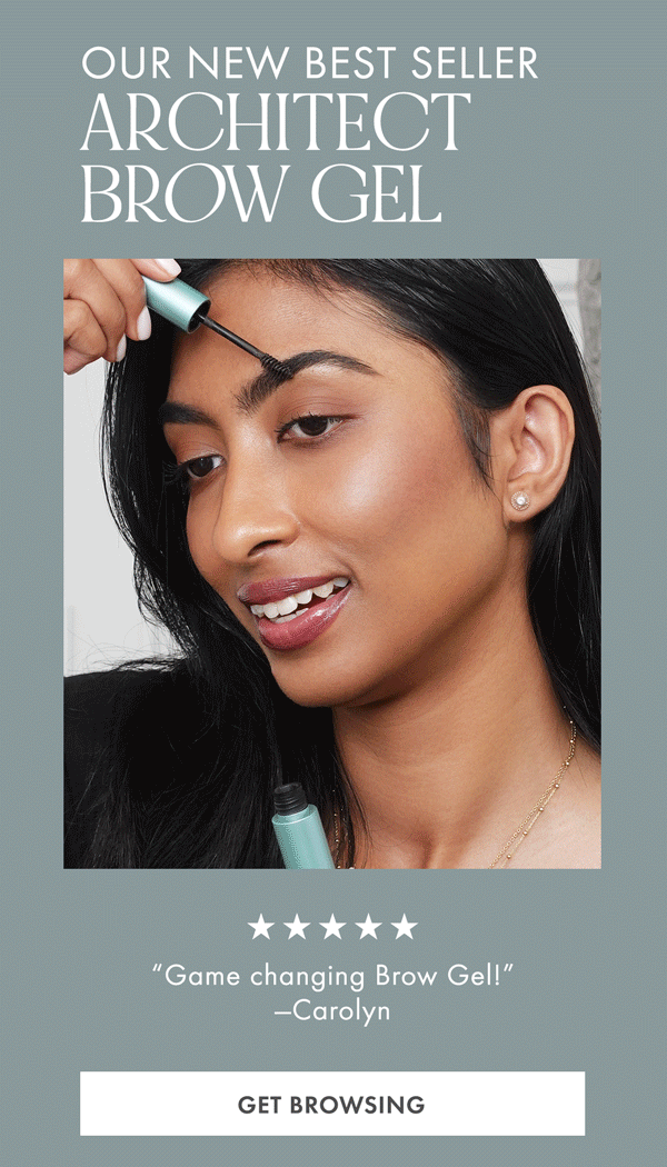 Our new Best Seller: Architect Brow Gel, Gains Several 5-Star Reviews