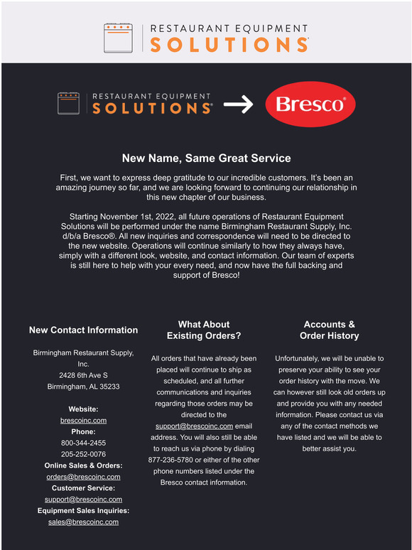 Different Name, Same Service!