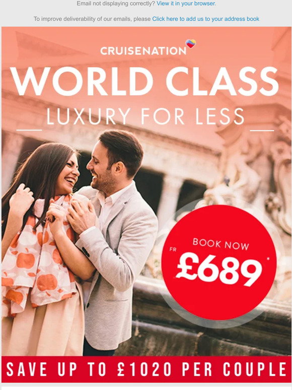 Photo inspiration: Cruise Nation World Class Luxury For Less From 689Pp Photo Inspiration