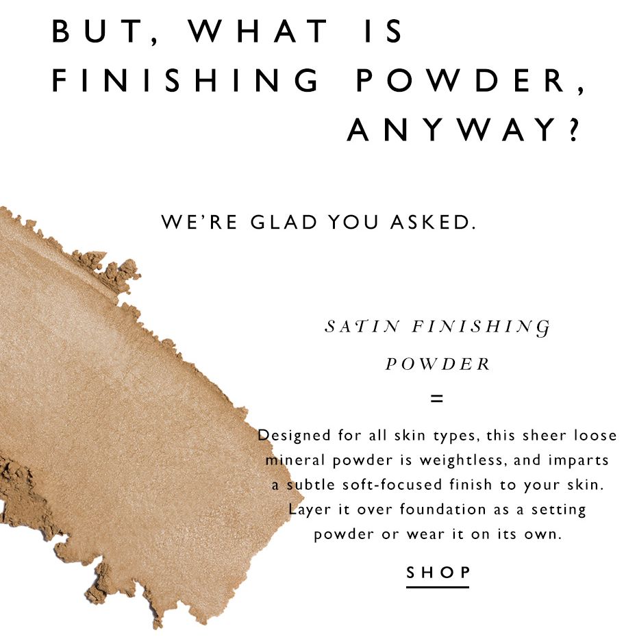 Alima Pure So, what is Finishing Powder Anyway? Milled