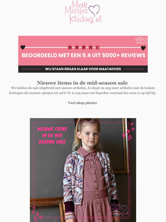 Nieuwe items in de mid-season sale 😍