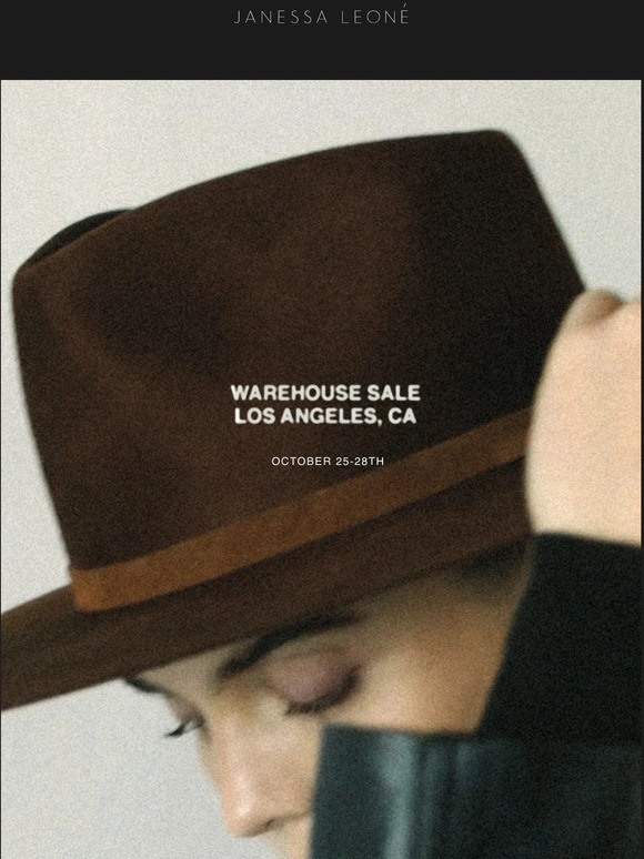Janessa Leone WAREHOUSE SALE __ Los Angeles, CA. Milled
