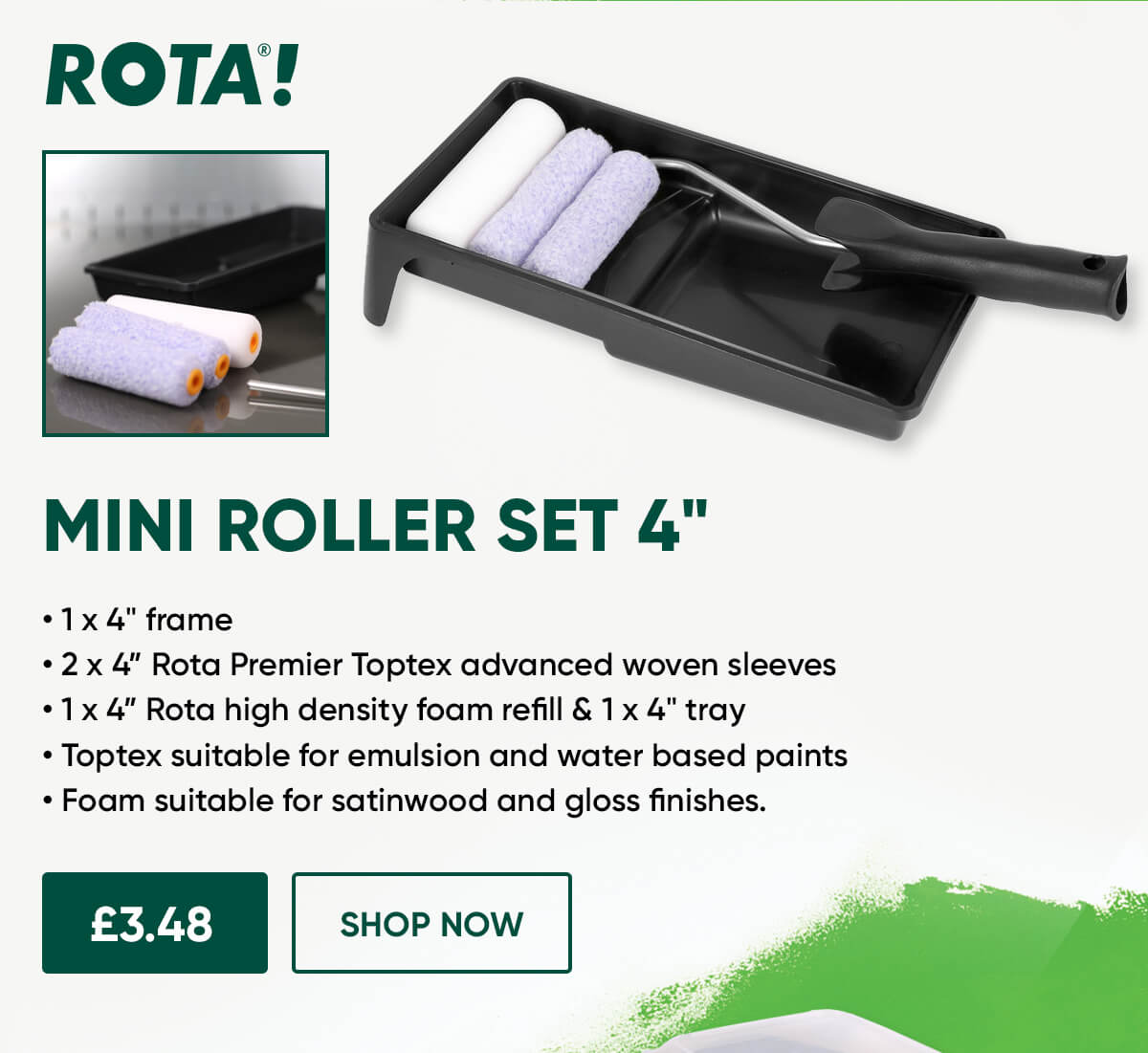 ROTA! Your go to brand for all your roller