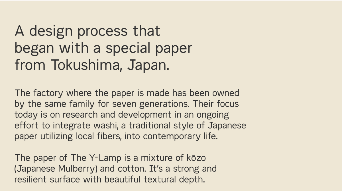 The factory where the paper is made has been owned by the same family for seven generations.