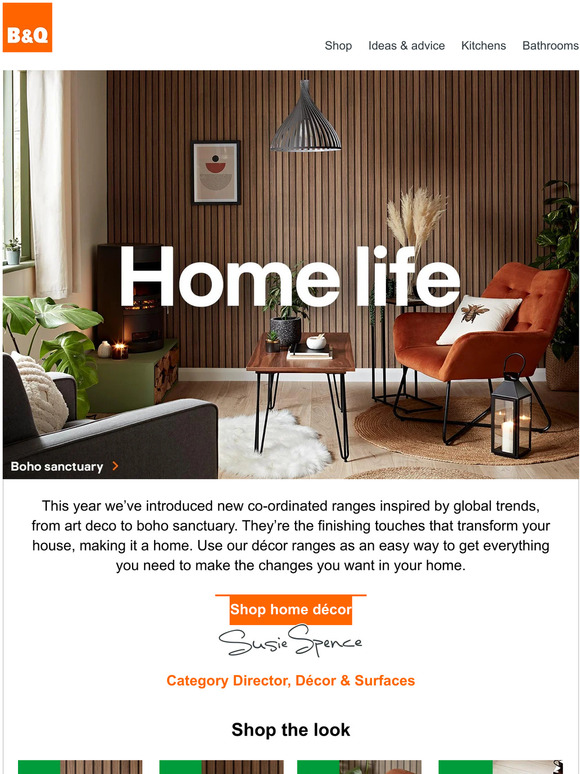 B&Q: Home life | New décor collections and Farrow & Ball colours 💚 | Milled