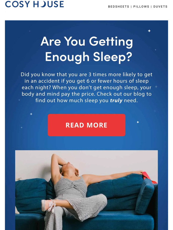 Cosy House Collection Is 6 Hours of Sleep Enough? Here's What the