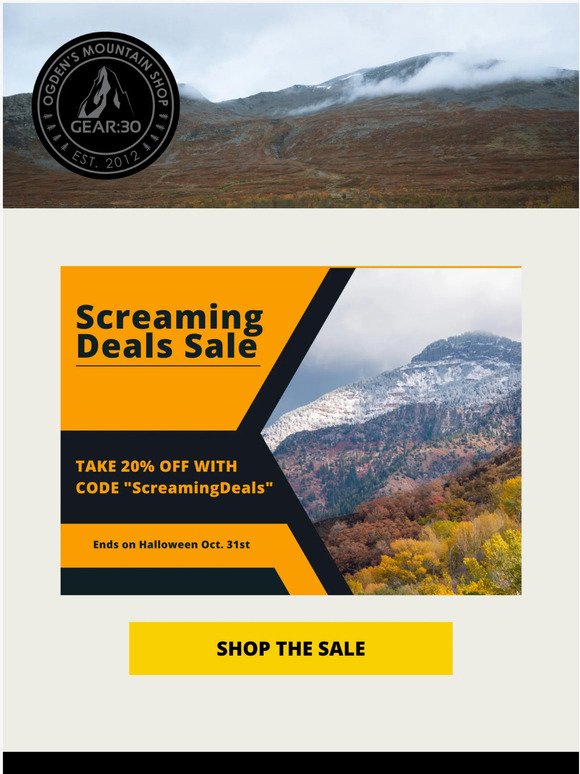 SCREAMING deals sale 😱