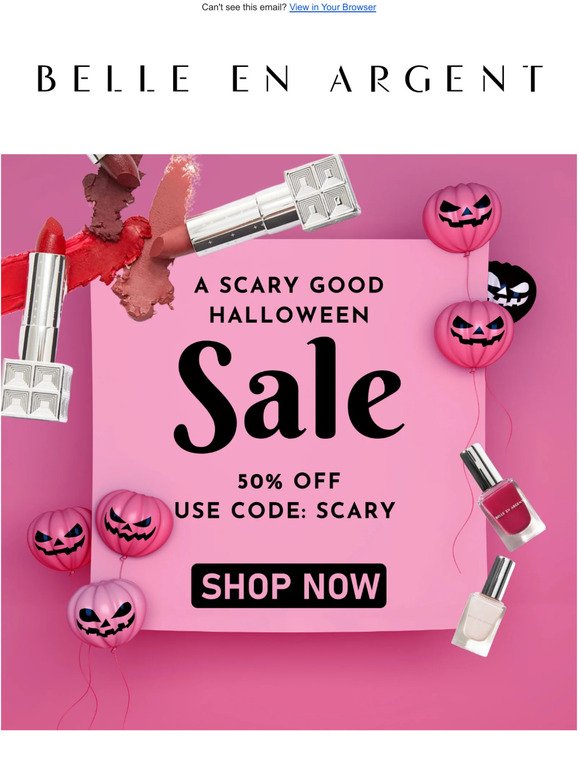 Ghoul Morning! Here's A Scary Good Halloween Sale😱