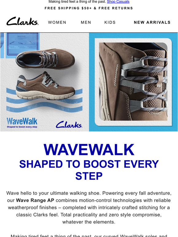 clarksusa The ultimate walking shoe Milled