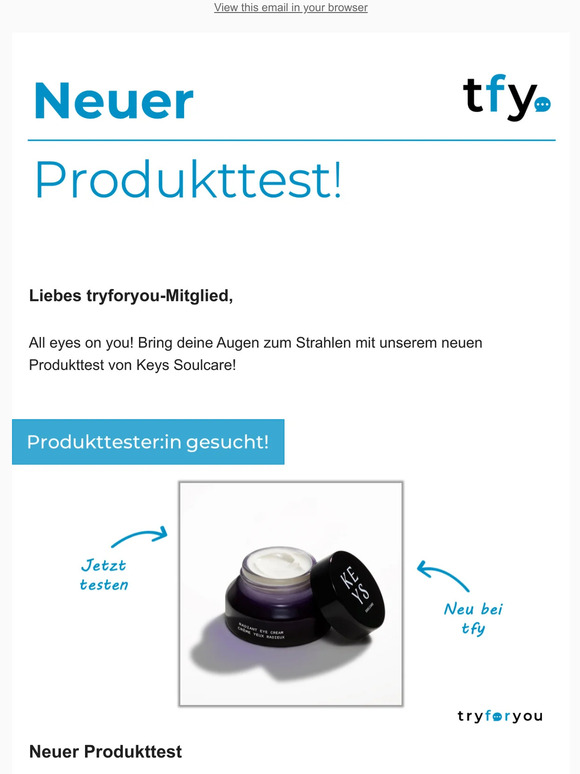 Die neuesten Produkttests nur für dich!