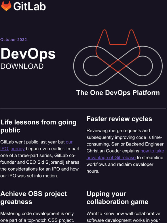 DevOps Download: What we learned from taking GitLab public