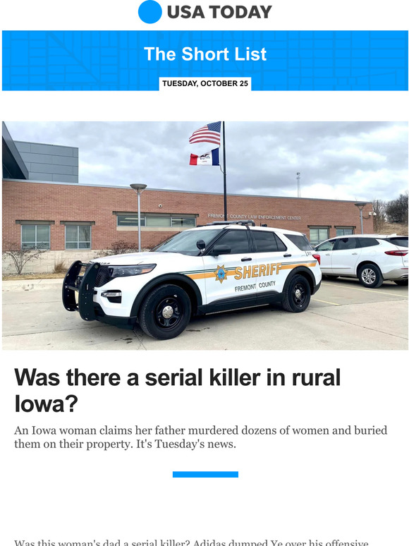 USA TODAY Was there a serial killer in rural Iowa? Milled