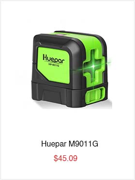 Huepar M9011G - Green Laser Level DIY Cross Line Laser Self Leveling