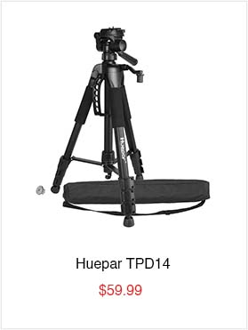 Huepar TPD14 - 143cm Multi function Travel Camera Tripod Adjustable
