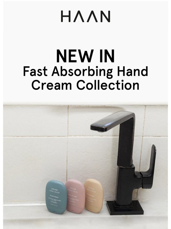 New In! Fast Absorbing Hand Cream