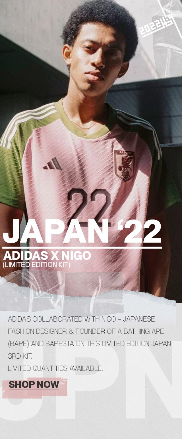 The Nigo x Adidas Japan special edition kit has already won the World Cup  2022