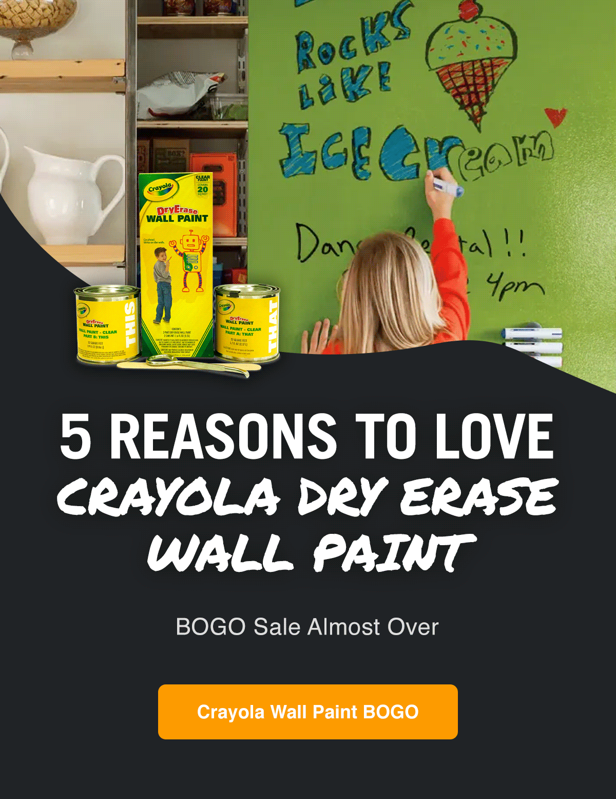 IdeaPaint 5 reasons to love Crayola Wall Paint Milled