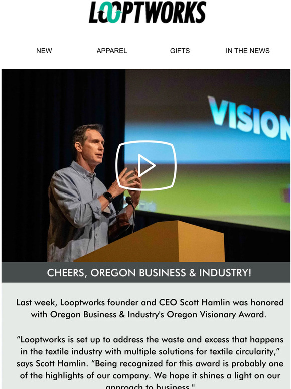 Founder Scott Hamlin receives Oregon Visionary Award