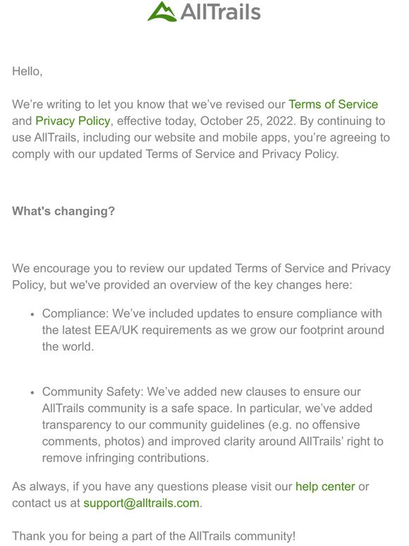 ​​We’re updating our Terms & Privacy Policy