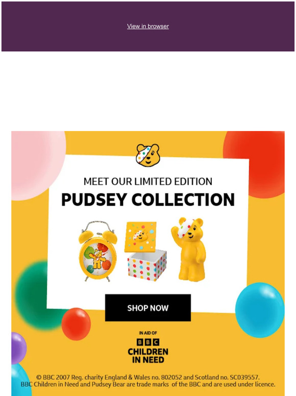 fhinds Meet our limited edition Pudsey Collection Milled