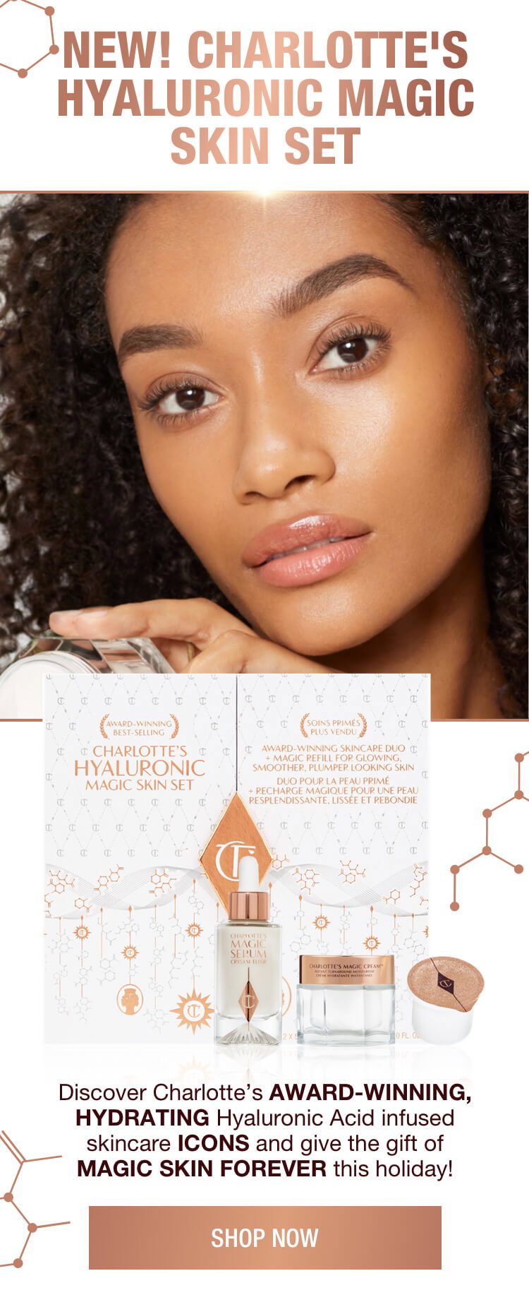 NEW! CHARLOTTE'S HYALURONIC MAGIC SKIN SET