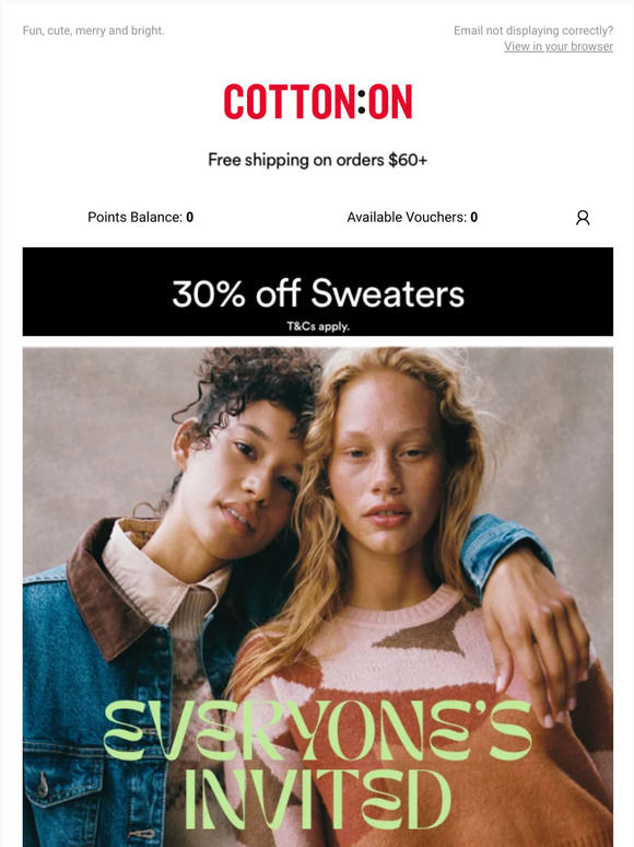 Cotton On Shae, it’s a party! 🎉🥳 Milled