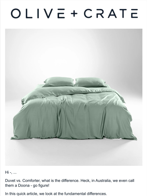 O&C Group Pty Ltd Duvet vs. Comforter What Is the Difference? Milled