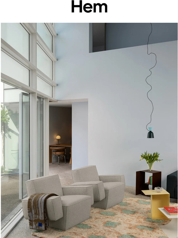 Hunk Lounge Chair: A natural born centerpiece