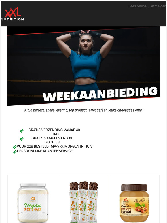 Fanatieke sporter, er staat weer een weekaanbieding klaar