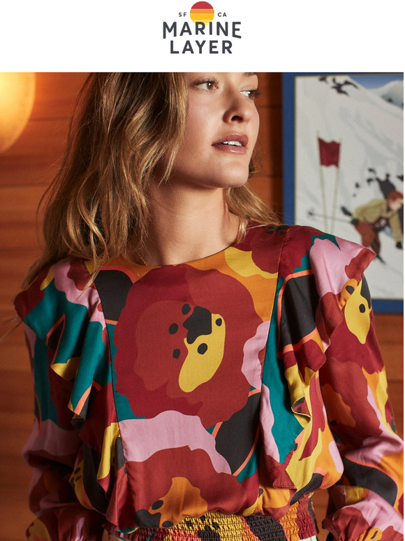 Marine Layer Top shelf tops are here. Milled