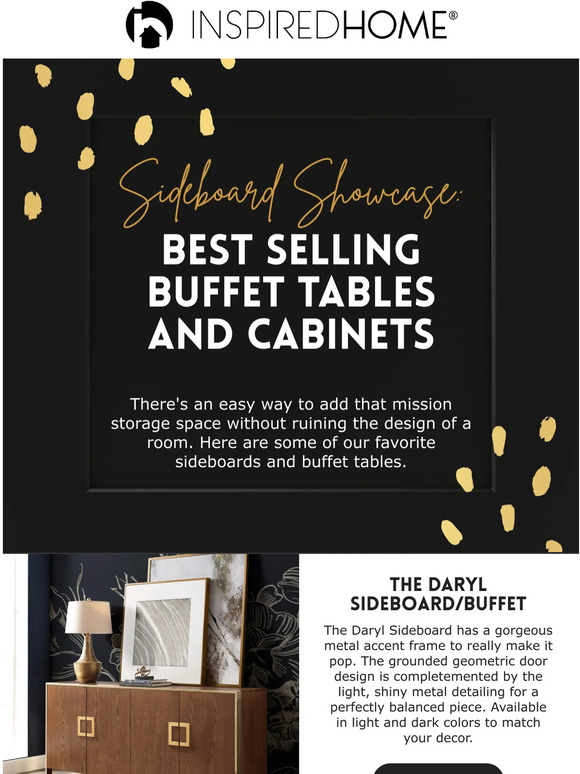 Inspired Home Sideboard Showcase Best selling designs for storage
