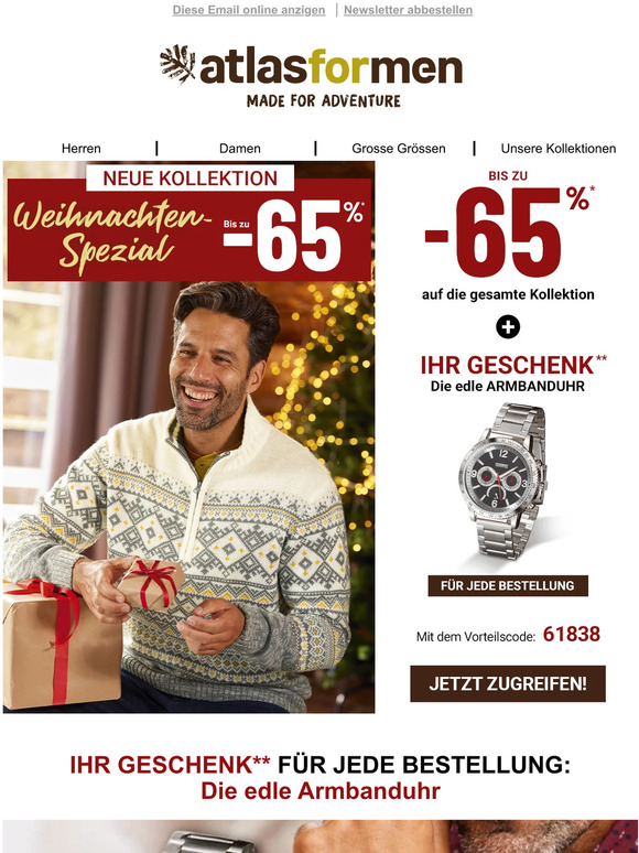 Atlas For Men Eine neue Kollektion kommt Milled