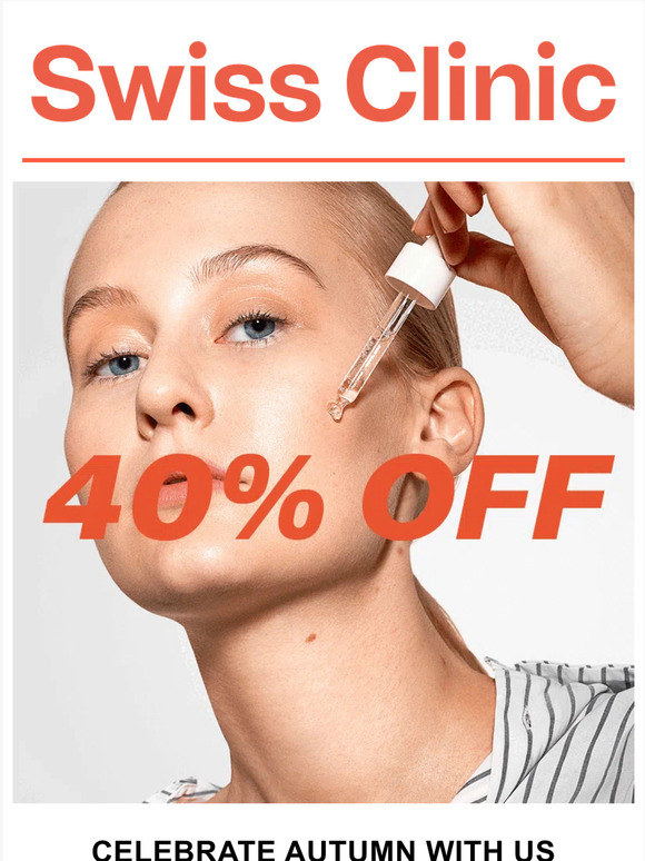 Offer: 40% off an entire purchase!
