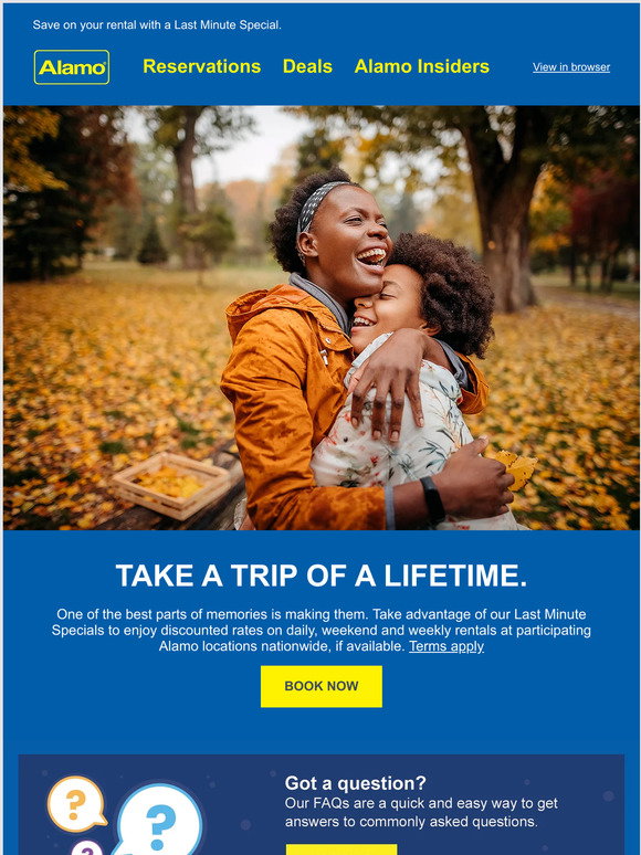 Alamo Rent A Car Going On A Fall Getaway Soon Check Out Our Last