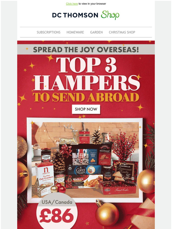 dc thomson christmas hampers