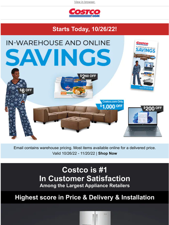 Costco NEW & EXCLUSIVE! Our Latest MemberOnly Savings Book STARTS