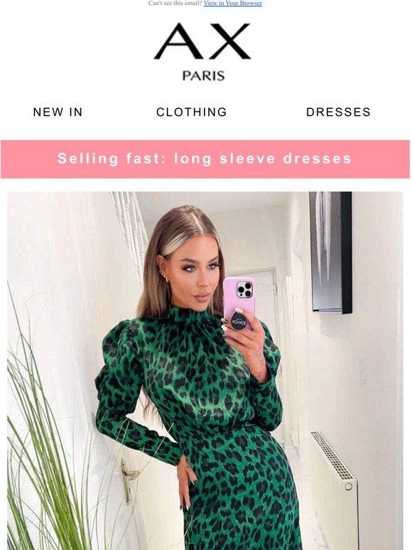 Selling fast: long sleeve dresses