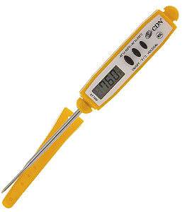 CDN DTT450 ProAccurate® Thin Tip Yellow Thermometer, -40 to +450°F