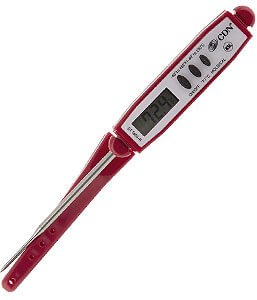 CDN DTT450-R ProAccurate® Thin Tip Red Thermometer, -40 to +450°F