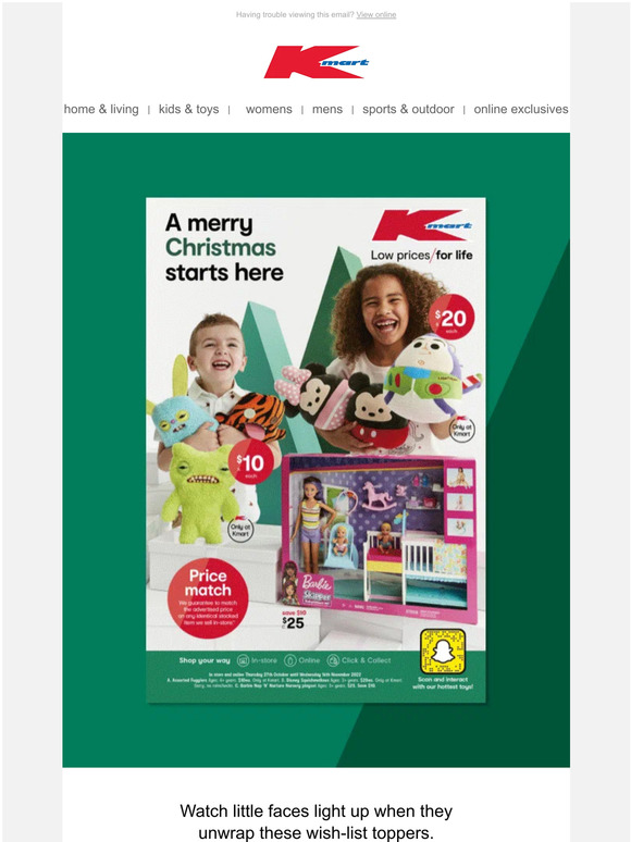 Kmart Australia JUST IN This year's wish list topping toys Milled