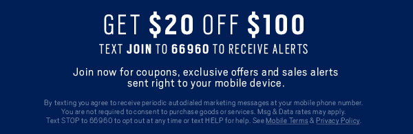 GET $20 OFF $100