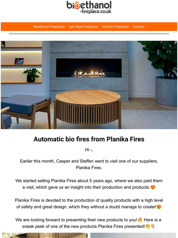 Quality bio fires for built-in!🔥