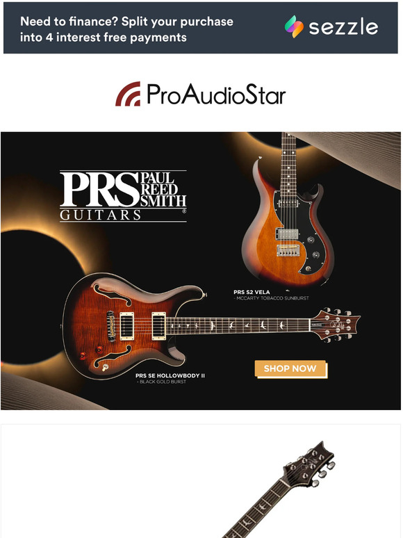 ProAudioStar Check out our Huge Collection of PRS Guitars, instock