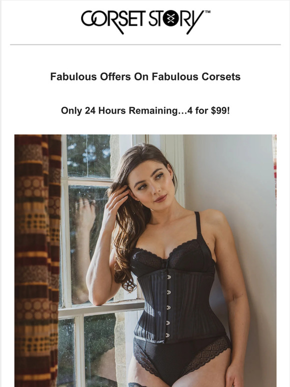 CorsetStory Final 24 Hours of our Massive 4 for 99 Sale Milled